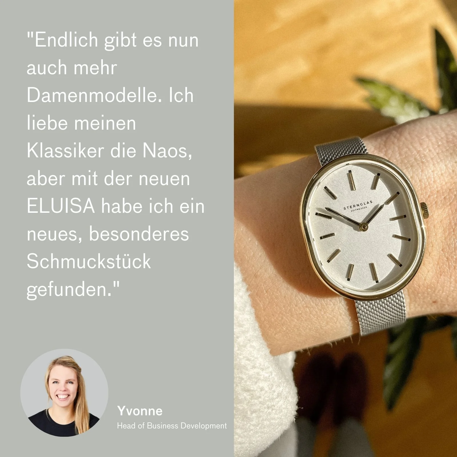 Eluisa silber gold / Milanaise - Image 9