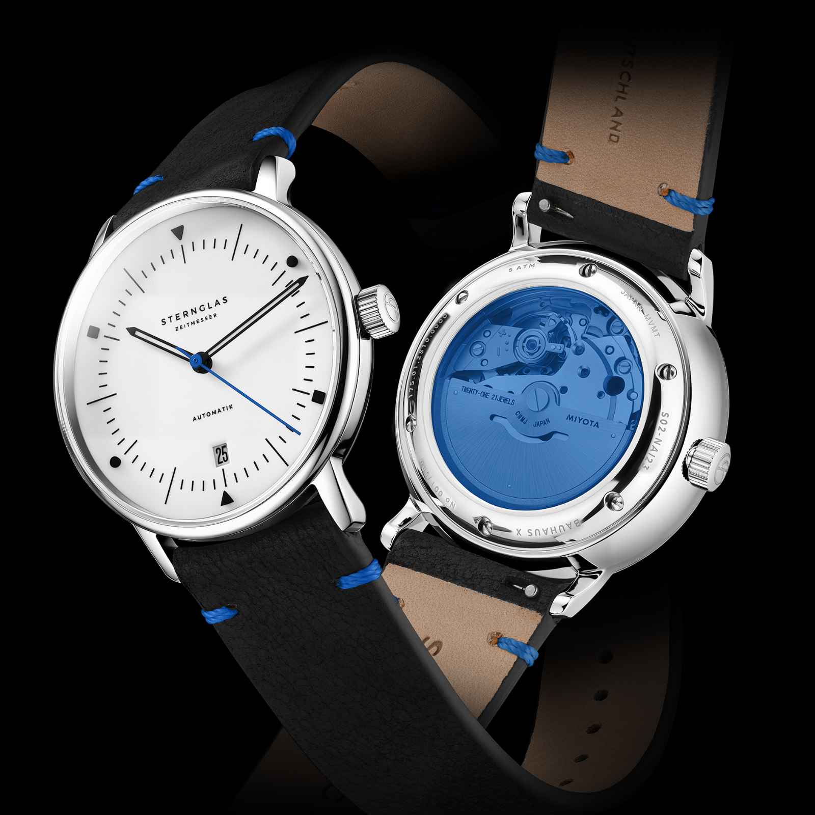 Naos Automatik Edition Bauhaus X blau - Image 9
