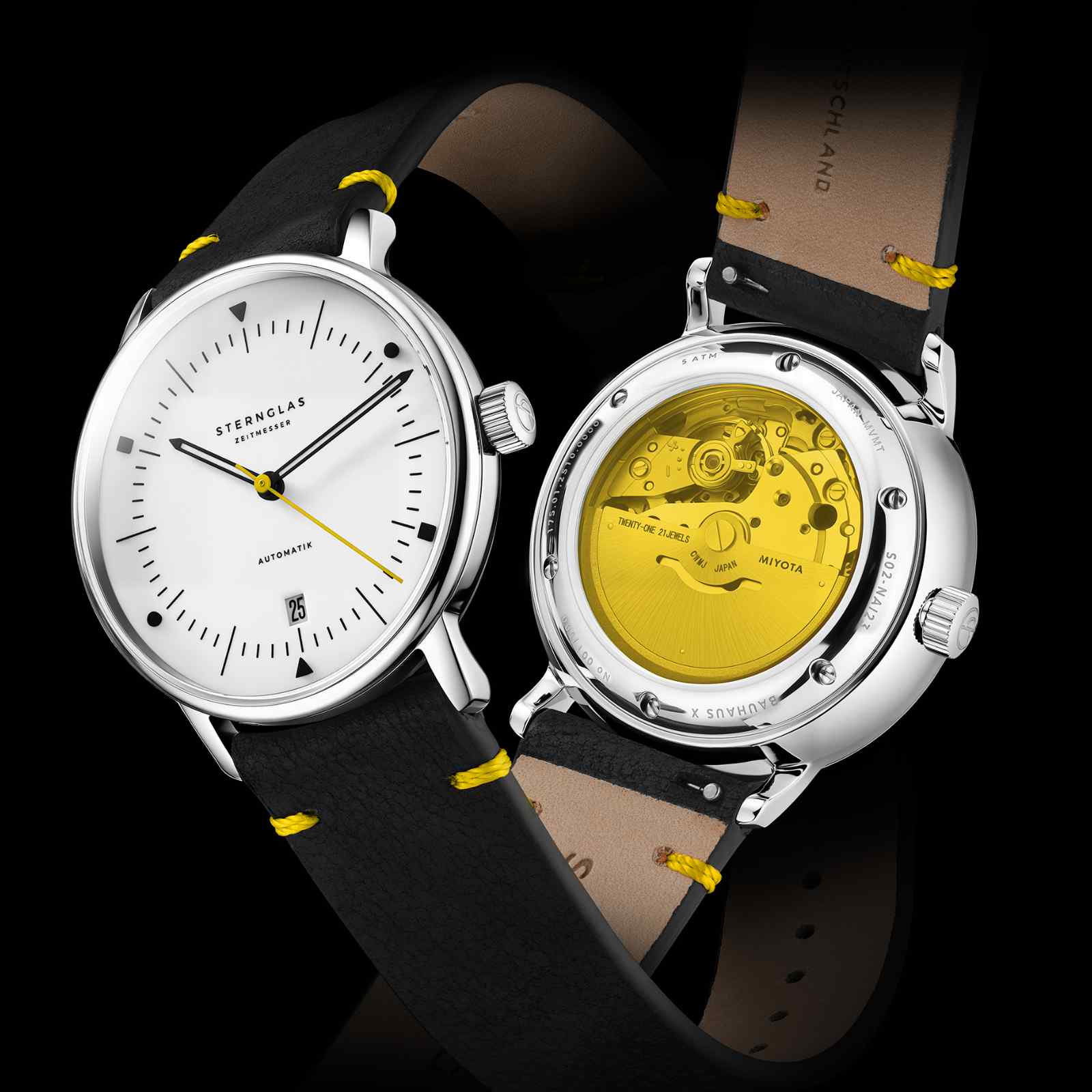 Naos Automatik Edition Bauhaus X gelb - Image 9