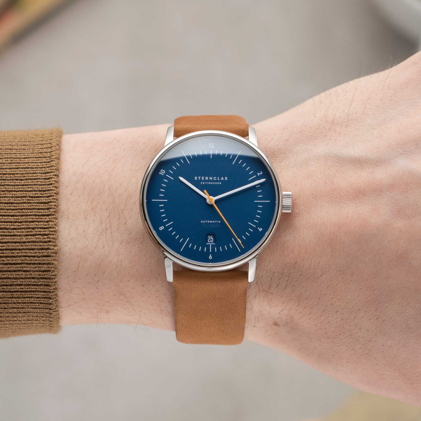 Naos Automatik blau orange - Image 10