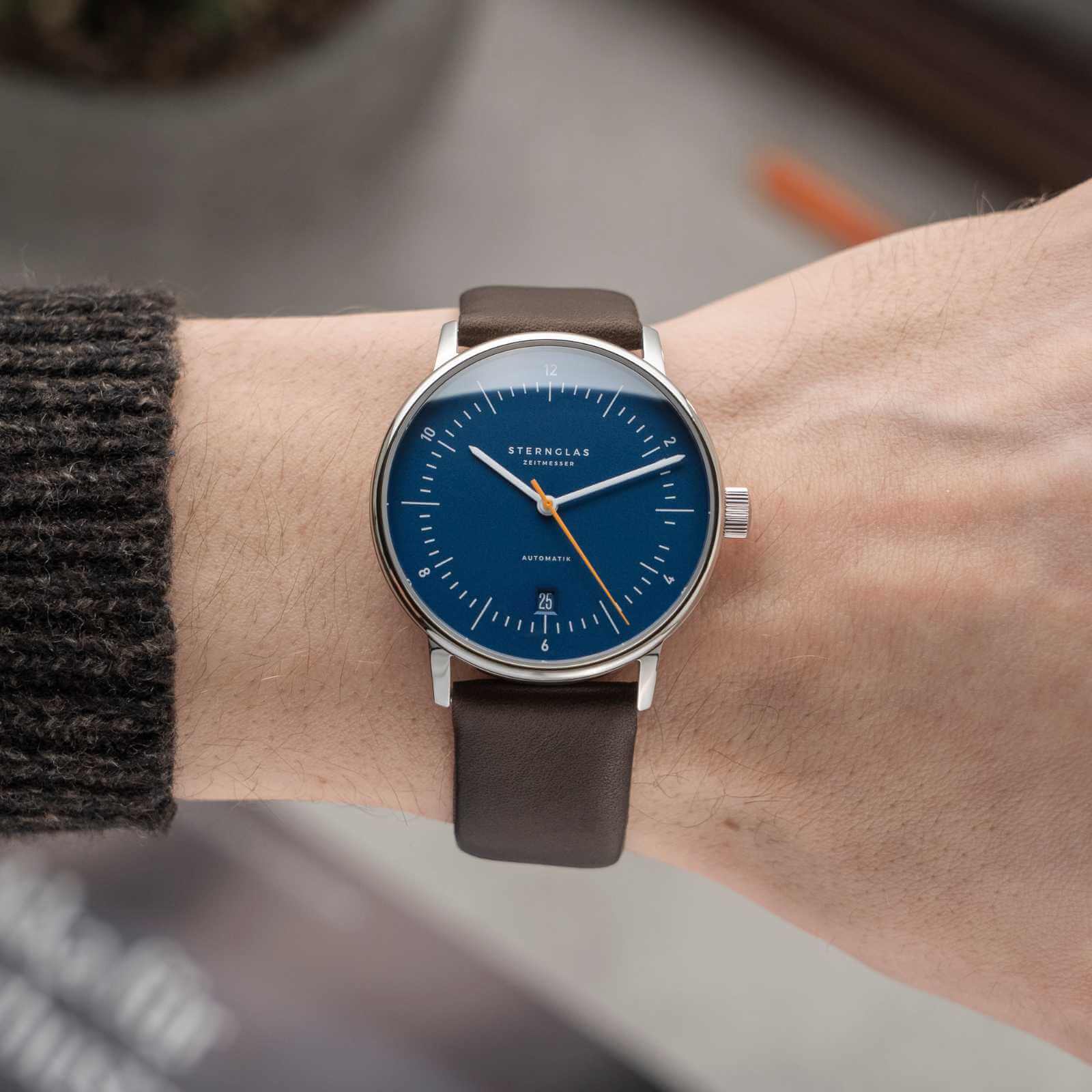 Naos Automatik blau orange - Image 9