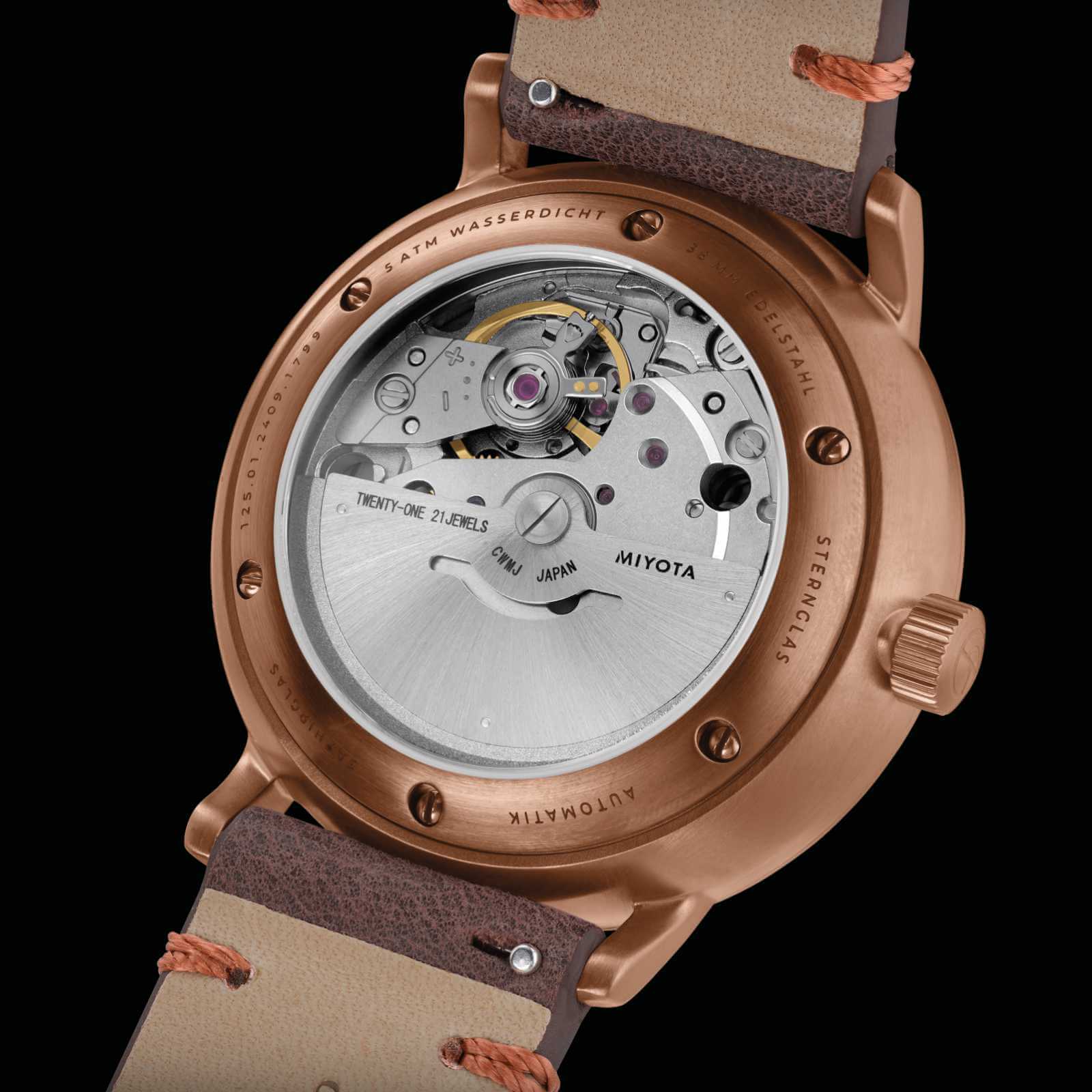 Naos Automatik dunkelgrün bronze - Image 8