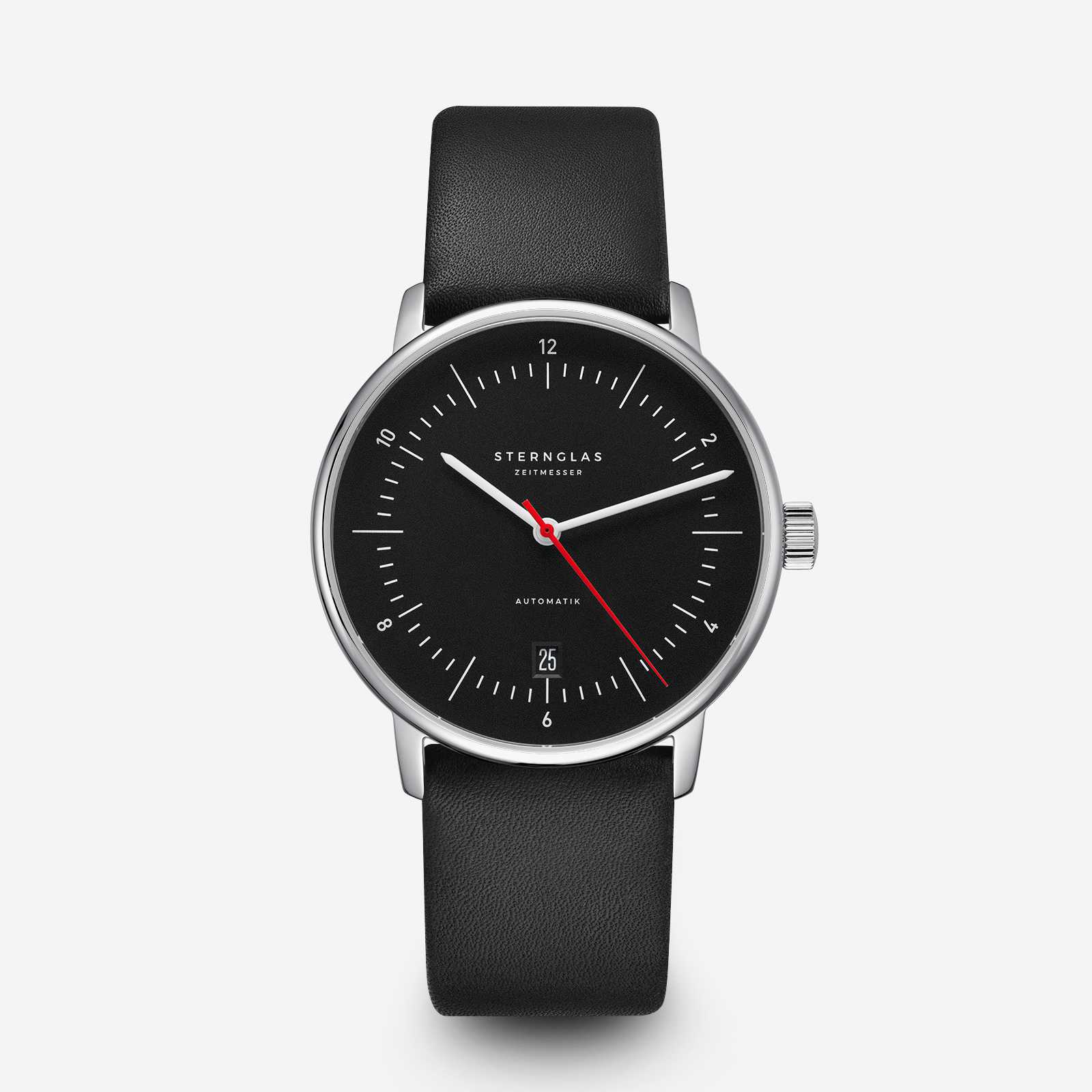 Naos Automatik schwarz rot