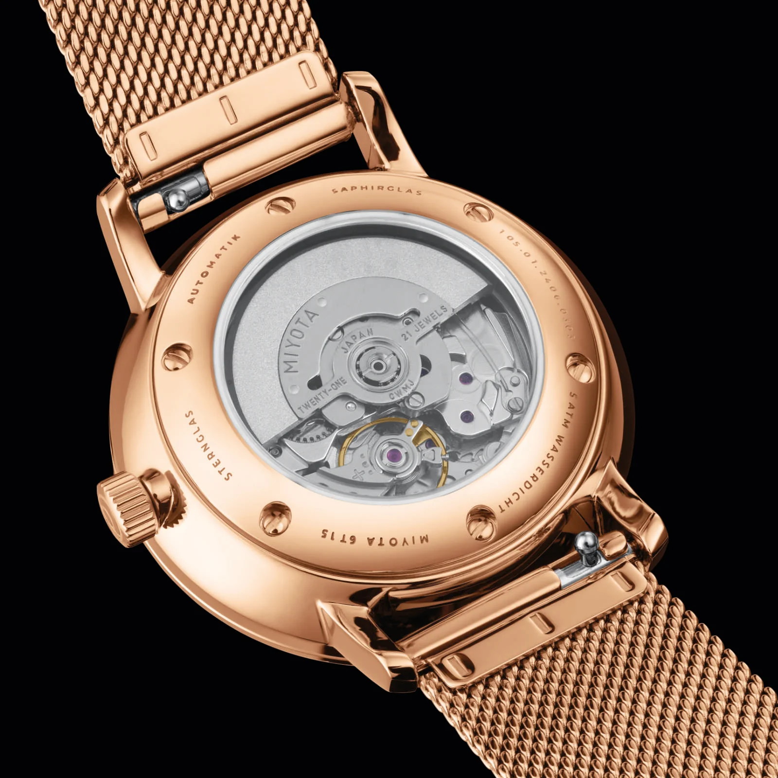 Naos XS Automatik roségold - Image 4