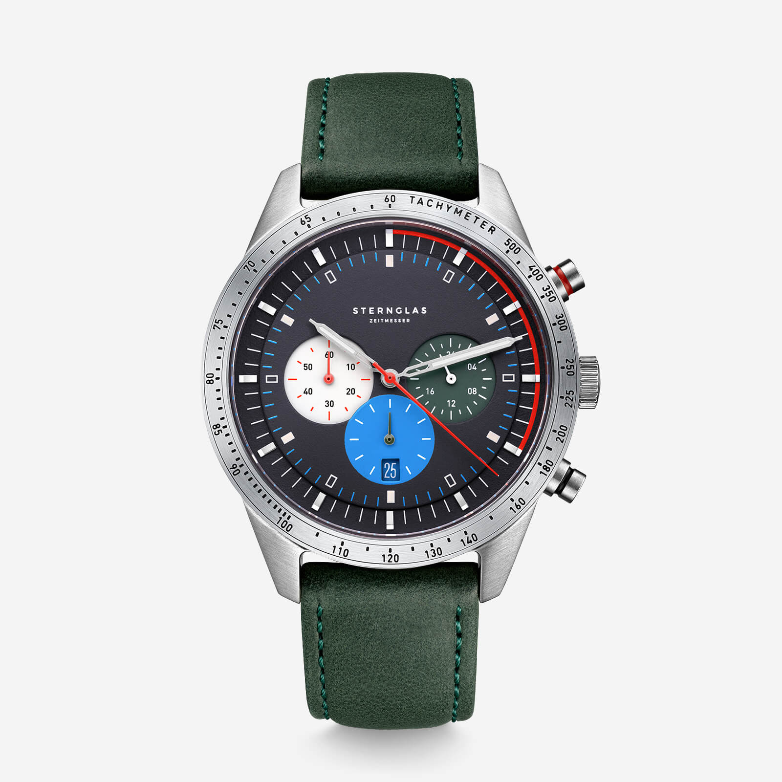 Tachymeter blau / Modena grün
