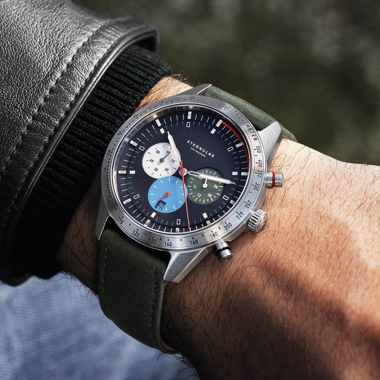 Tachymeter blau / Modena grün - Image 4