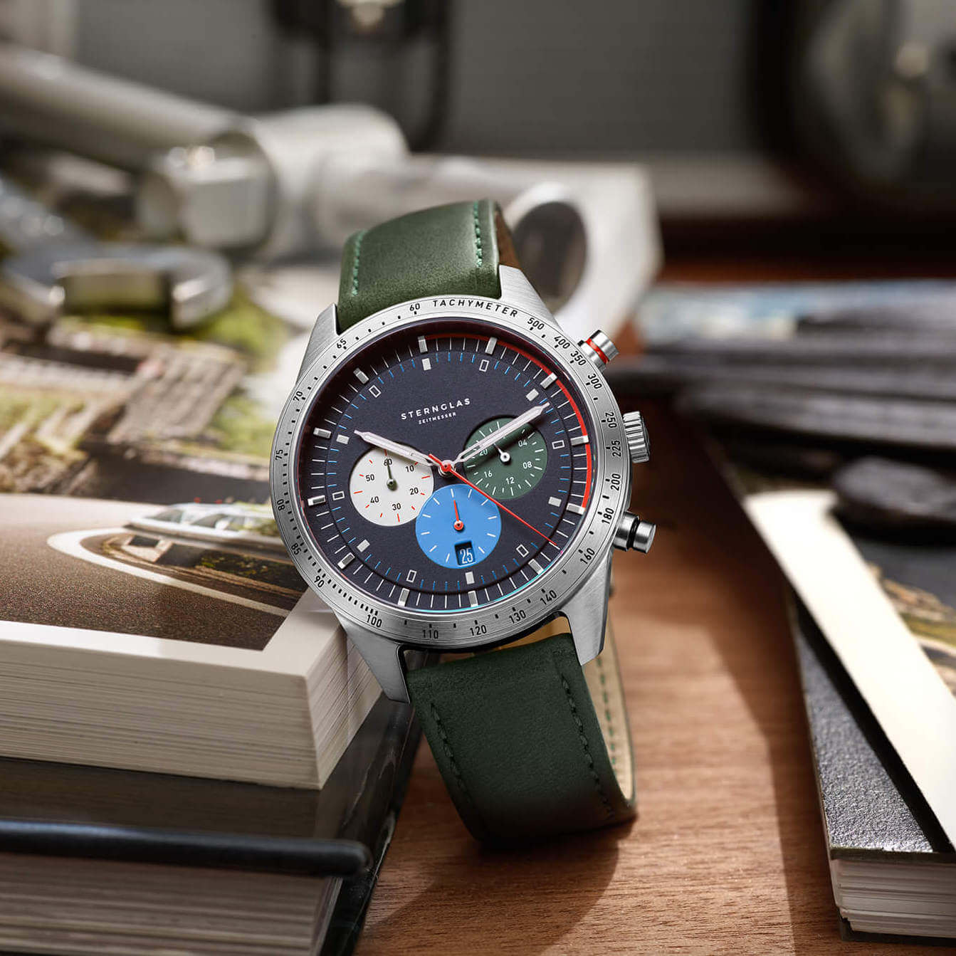 Tachymeter blau / Modena grün - Image 8