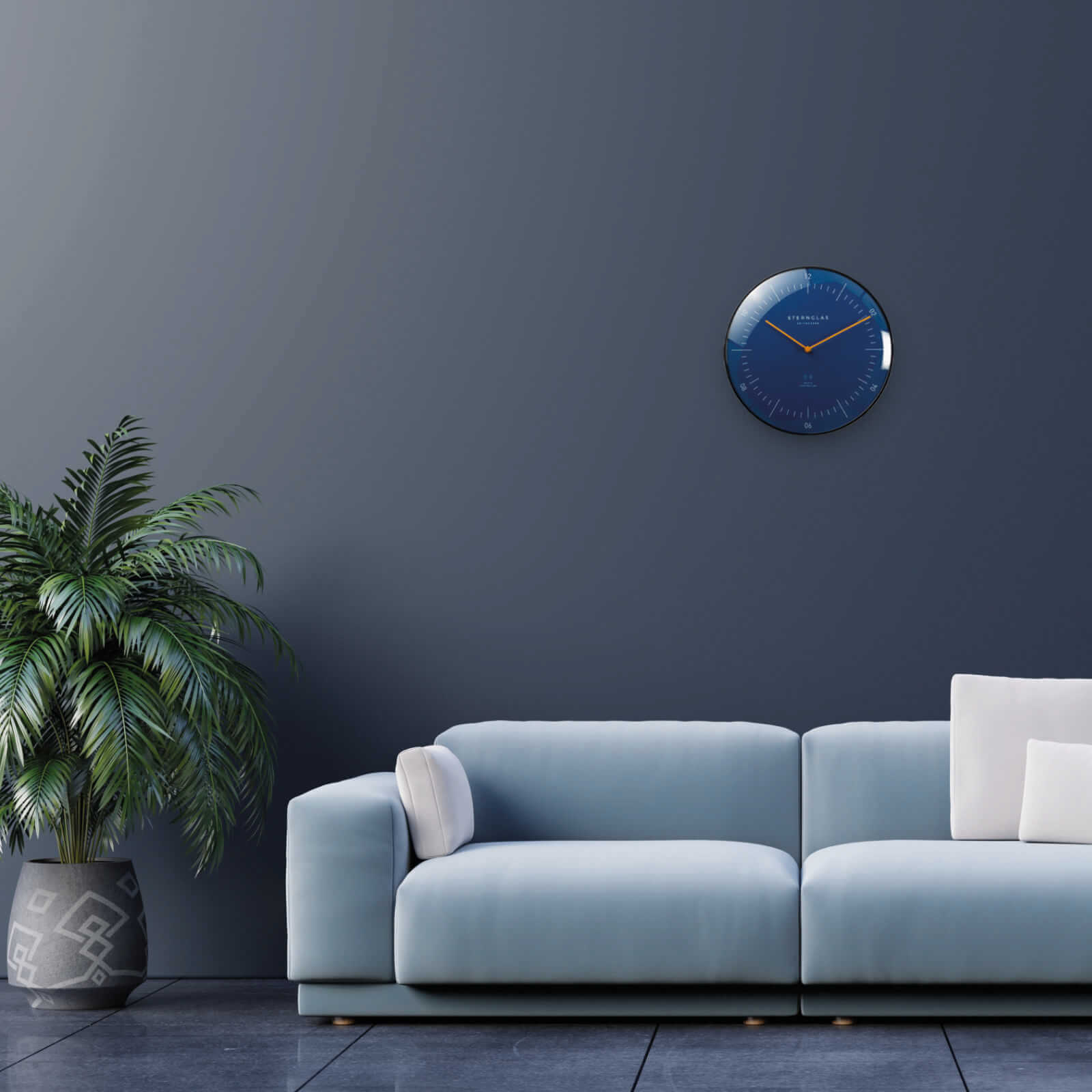 Wanduhr Naos küstenblau - Image 5