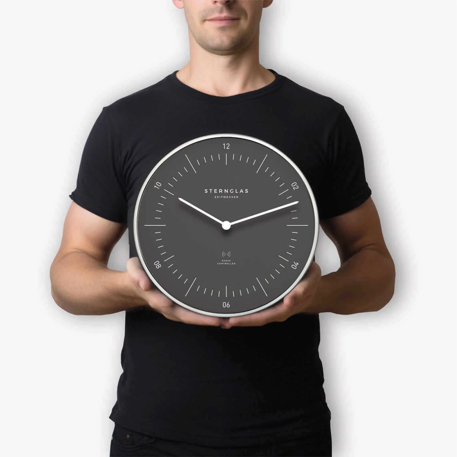 Wanduhr Naos sturmgrau - Image 3